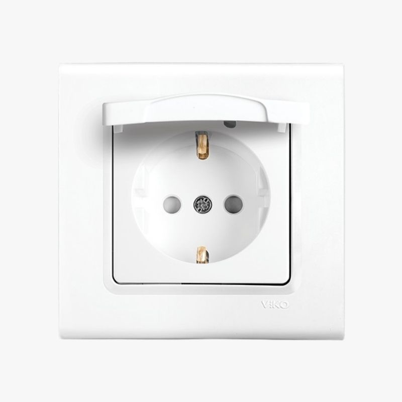 Kapaklı Topraklı Priz Çocuk Korumalı Kapakli-Toprakli-Priz-Cocuk-Korumali