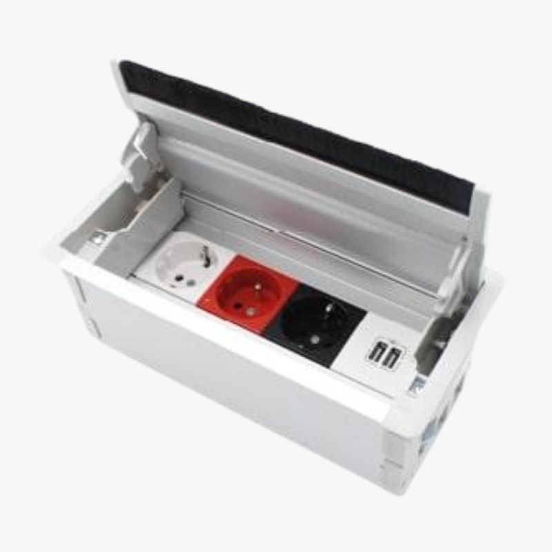 P01-08-01-Priz-Kasası-Seti-8-Modül-Eloksal-A-234-B-100-C-112-Eloksal P01-08-01-Priz-Kasasi-Seti-8-Modul-Eloksal-A-234-B-100-C-112-Eloksal