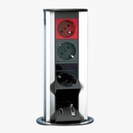 P03-06-05-Silindir-Priz-Kasasi-Seti-6-Modul-INOX-A-280-B-120-INOX